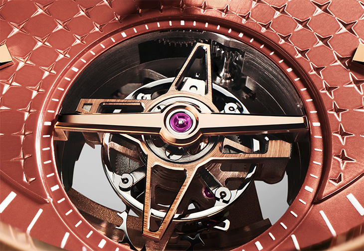 ZENITH真力時Defy系列挑戰天際線系列玫瑰金陀飛輪腕錶