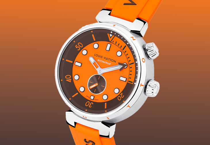 路易威登LOUIS VUITTON Tambour Street Diver Burning Rock