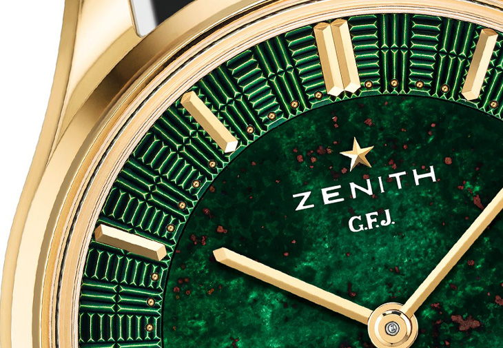 ZENITH真力時G.F.J.腕錶血石版
