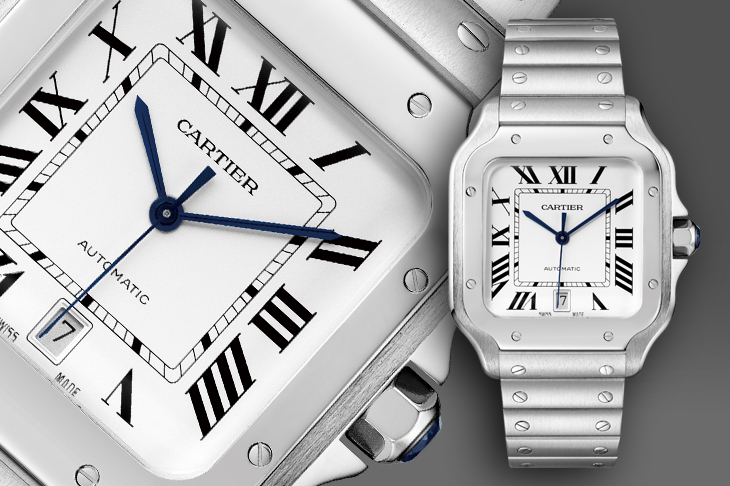卡地亞Santos de Cartier 首創方殼與螺絲錶圈