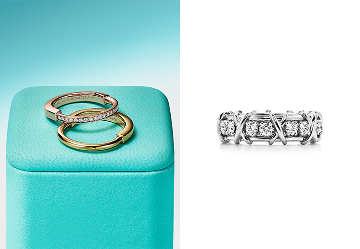 Tiffany & Co.蒂芙尼Tiffany Lock戒指 Sixteen Stone 戒指