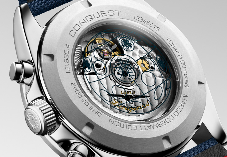浪琴表LONGINES Conquest Marco Odermatt聯名限定腕錶