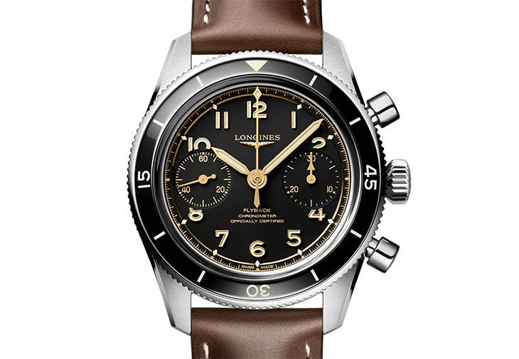 LONGINES浪琴表Spirit Pilot Flyback手上鍊飛返計時腕錶