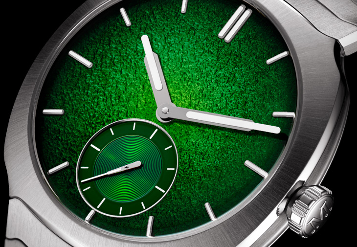 H. MOSER & CIE.亨利慕時Streamliner疾速者小秒針萊姆綠琺瑯腕錶專賣店限定版