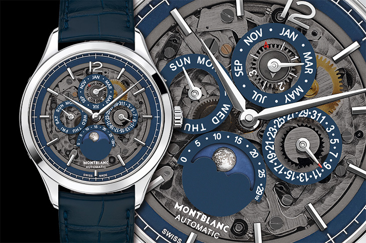 親民且看得到的複雜／萬寶龍傳承精密計時系列萬年曆腕錶 -- 全透視萬年曆特集七
