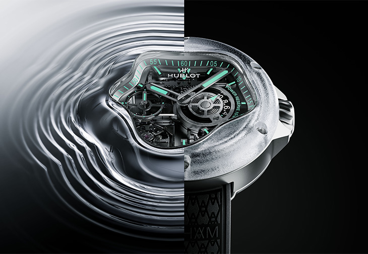 宇舶錶HUBLOT × Daniel Arsham MP-17 Arsham Splash藍寶石鈦金十日動力儲存腕錶