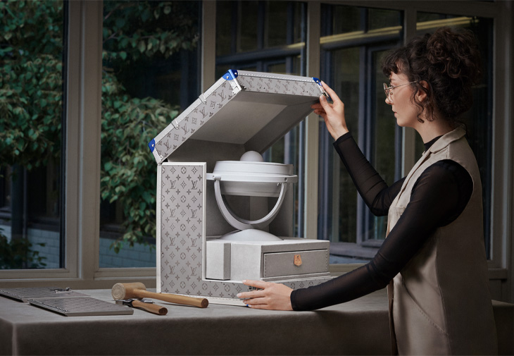 路易威登LOUIS VUITTON X De Bethune LVDB-03 Sympathique Louis Varius子母鐘