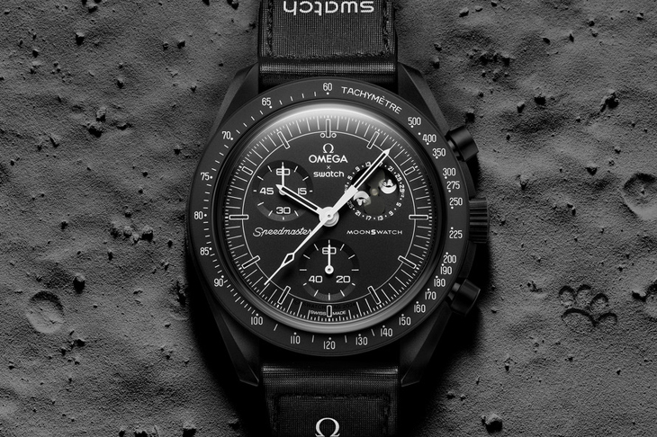史努比登月錶 黑色 Swatch OMEGA 聯名 MoonSwatch 全黑 新月 登月錶