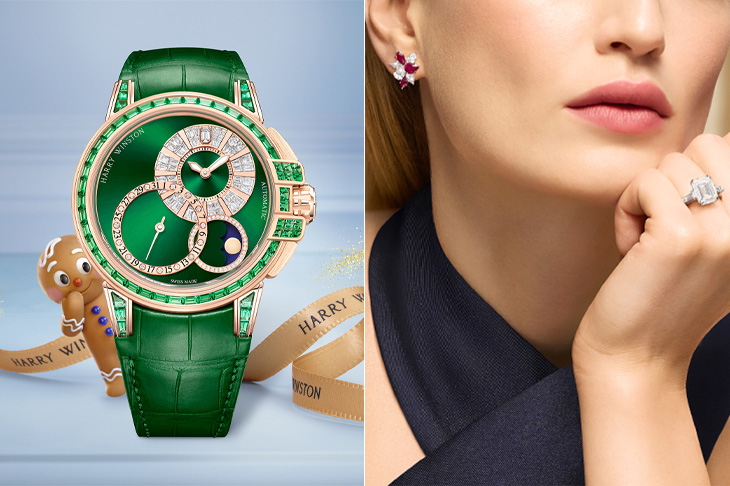 以頂級珠寶與時計點亮節慶時光／海瑞溫斯頓HARRY WINSTON