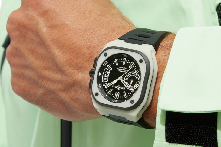BELL & ROSS BR-X5 GREEN LUM