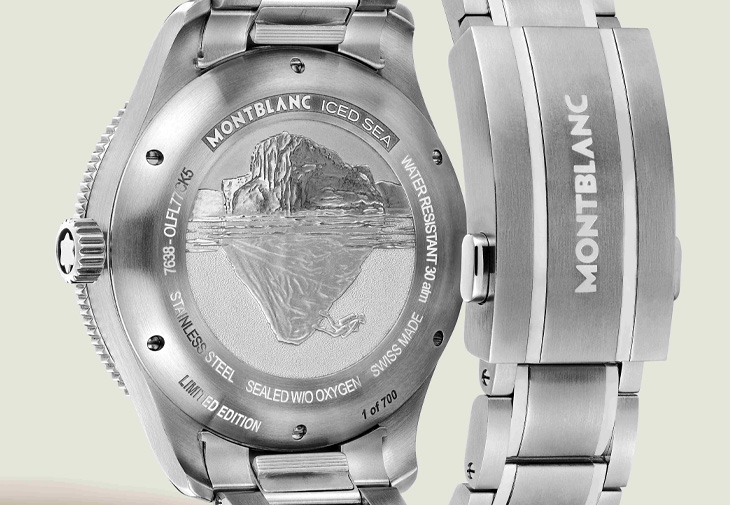 MONTBLANC萬寶龍Iced Sea系列全新日期顯示自動零氧腕錶限量版700