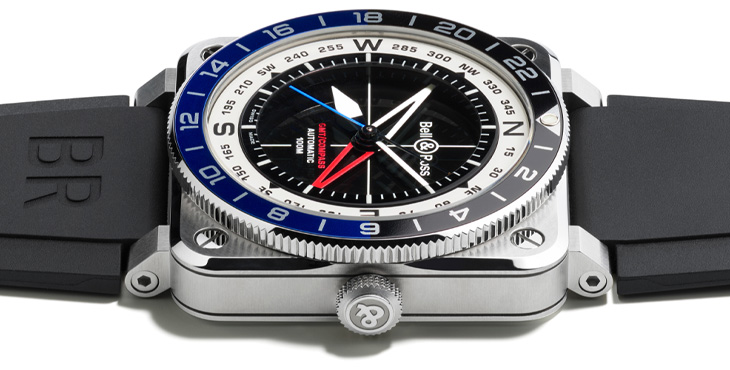 BELL & ROSS柏萊士BR-03 GMT Compass腕錶