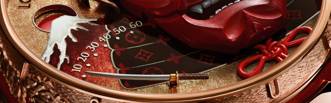 LOUIS VUITTON路易威登Tambour Bushido Automata腕錶