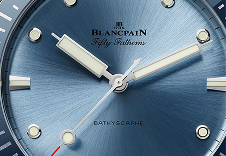 寶珀BLANCPAIN五十噚深潛器藍眼淚限量腕錶