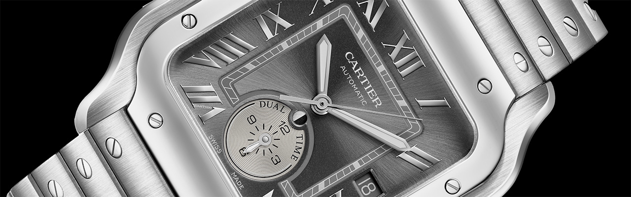 CARTIER Santos de Cartier Dual Time腕錶