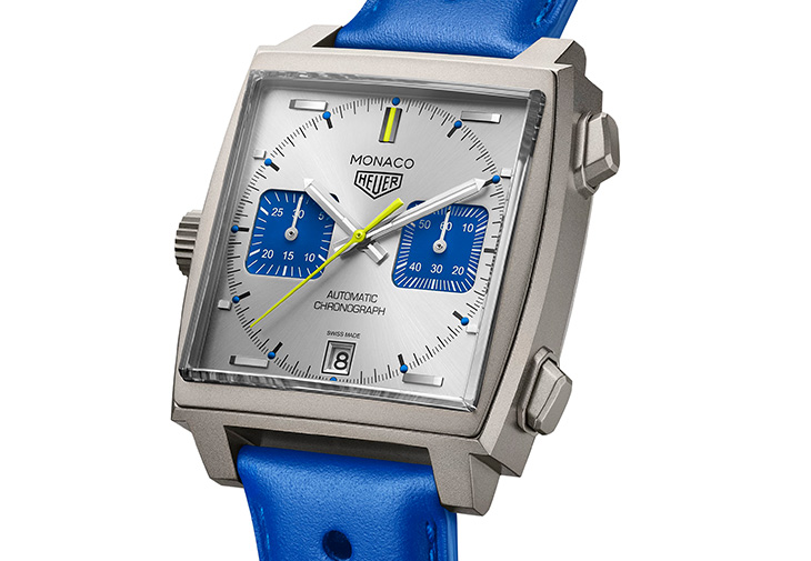 泰格豪雅TAG HEUER Monaco計時腕錶賽車藍限量版