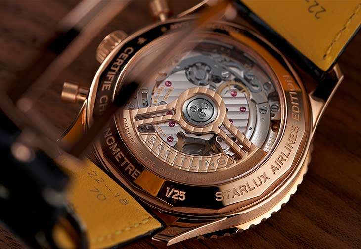 BREITLING百年靈X星宇航空Navitimer B01聯名腕錶