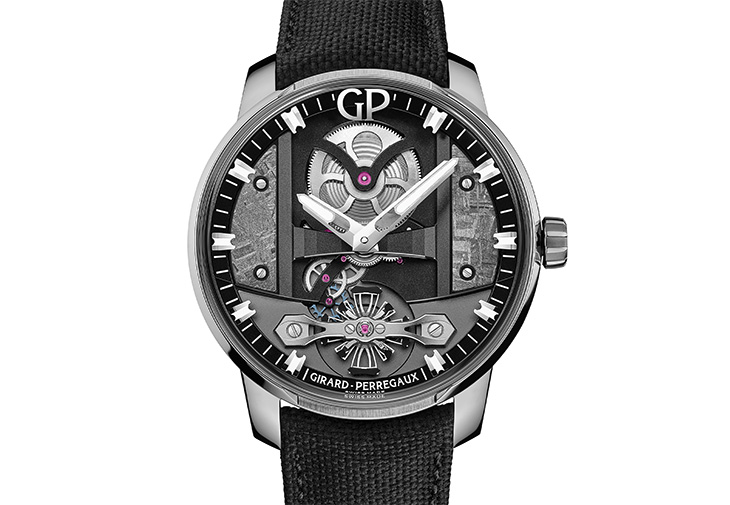 芝柏表GIRARD PERREGAUX Free Bridge隕石腕錶