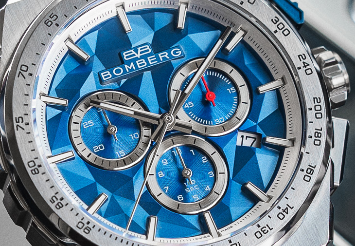 BOMBERG炸彈錶Apex Pulse Cb脈衝藍計時碼錶