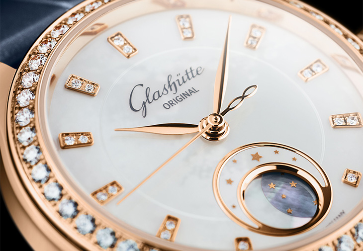 GLASHÜTTE ORIGINAL格拉蘇蒂原創Serenade Luna小夜曲月相腕錶