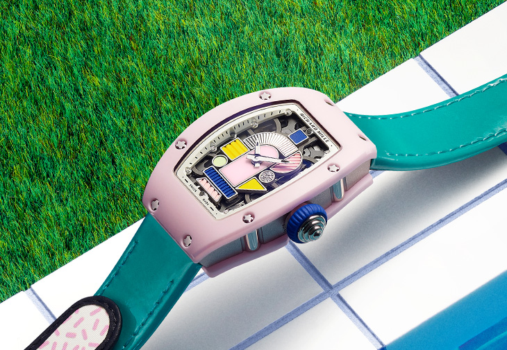 RICHARD MILLE RM 07-01 Pastel Pink自動上鍊彩色陶瓷腕錶