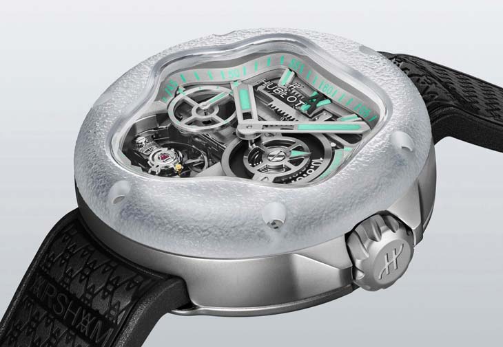 宇舶錶HUBLOT × Daniel Arsham MP-17 Arsham Splash藍寶石鈦金十日動力儲存腕錶