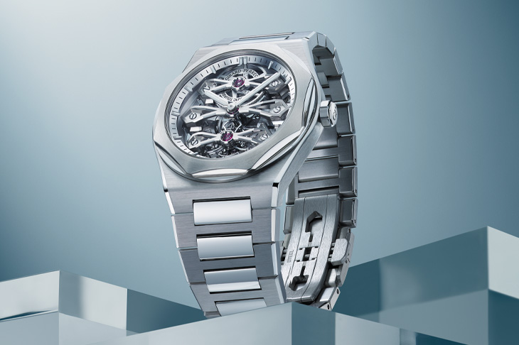 新機芯禮讚桂冠50週年／芝柏表Laureato 桂冠三金橋陀飛輪腕錶