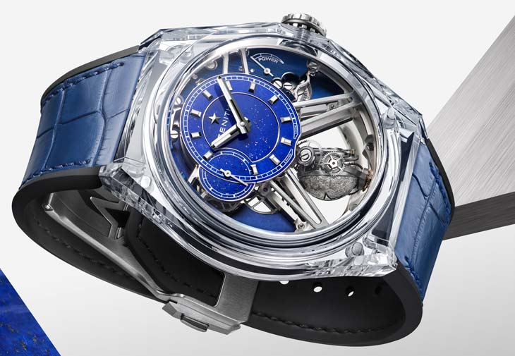 ZENITH真力時Defy Zero G藍寶石零重力陀螺儀腕錶