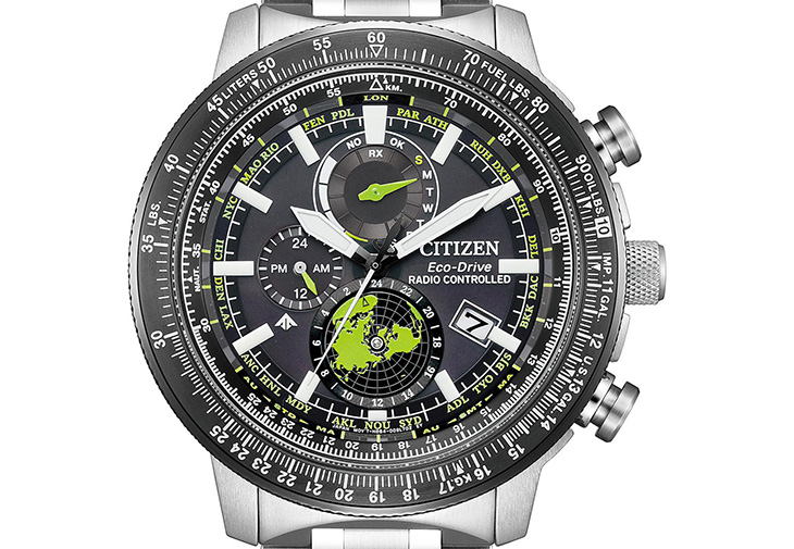 CITIZEN PROMASTER光動能全球電波對時飛行腕錶BY3006-53E