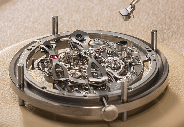 GP芝柏表GIRARD-PERREGAUX三飛橋三問報時陀飛輪腕錶