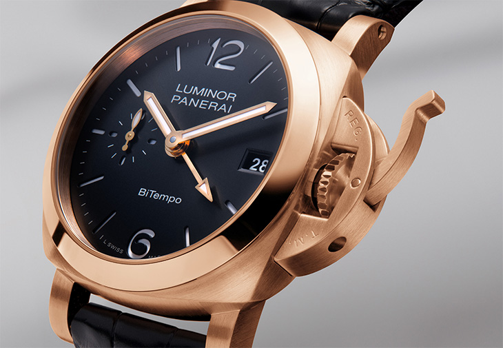 PANERAI沛納海Luminor Quaranta BiTempo Goldtech™腕錶