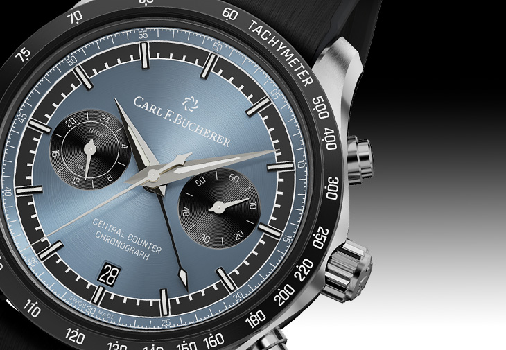 寶齊萊CARL F. BUCHERER Manero Central Counter馬利龍中央計時碼錶