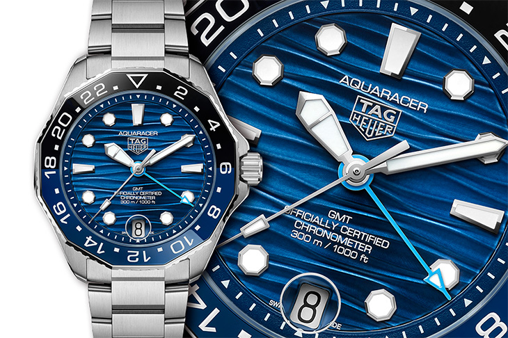 10萬～20萬預算手錶推薦之二 專屬自製新機芯 TAG HEUER Aquaracer Professional 300 GMT兩地時間腕錶