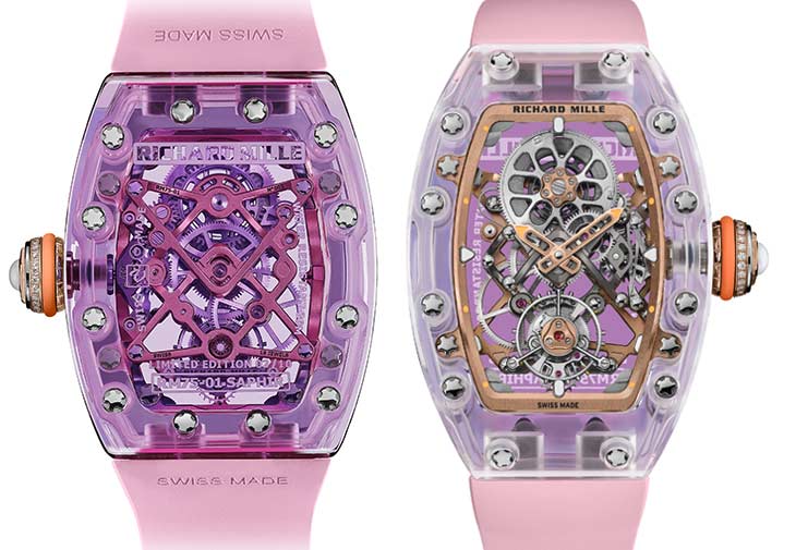 RICHARD MILLE RM 75-01淡紫色藍寶石底蓋款