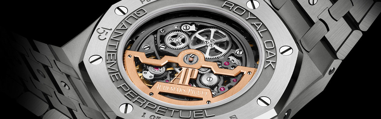 AUDEMARS PIGUET愛彼Royal Oak皇家橡樹系列萬年曆鏤空腕錶