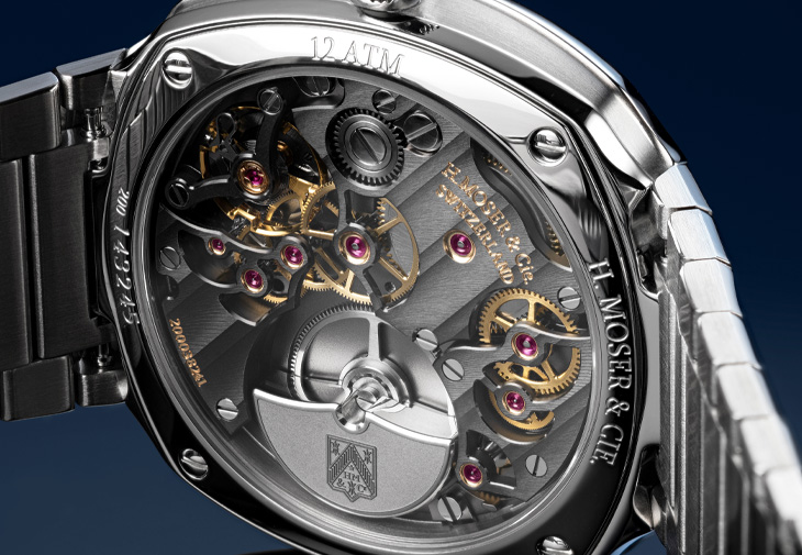 H. MOSER & CIE.亨利慕時Streamliner疾速者小秒針萊姆綠琺瑯腕錶專賣店限定版