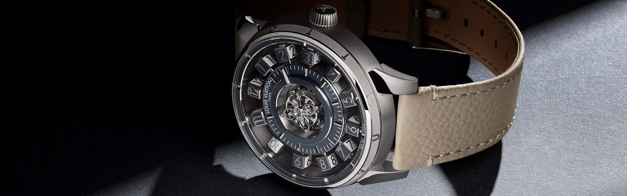 LOUIS VUITTON路易威登Tambour Taiko Spin Time Air Antipode 陀飛輪腕錶