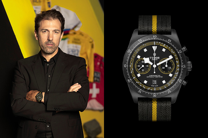 Fabian Cancellara 帝舵TUDOR Pelagos Fxd Chrono「黃色款」腕錶