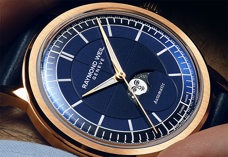 RAYMOND WEIL Millesime復古系列月相腕錶