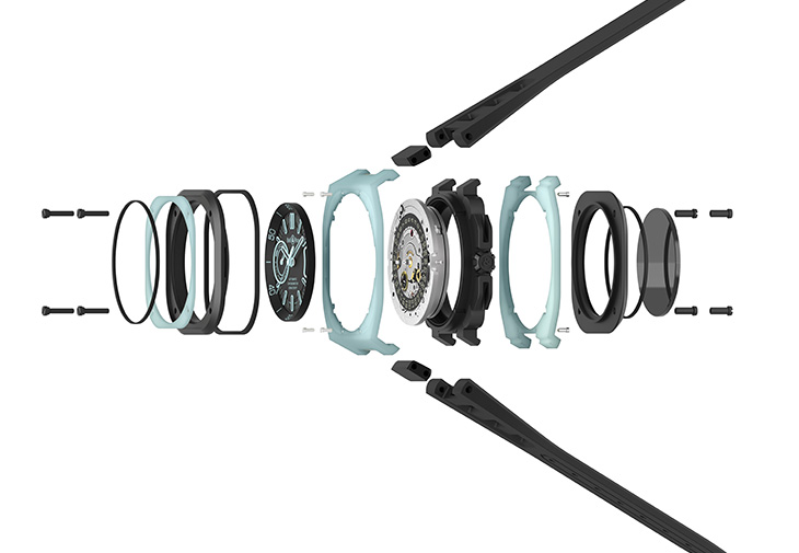 Bell & Ross柏萊士BR-X5 Blue Lum腕錶