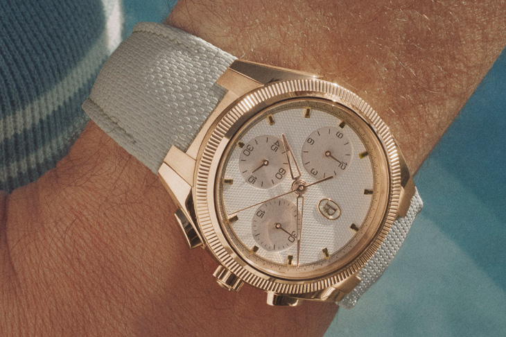 PARMIGIANI FLEURIER帕瑪強尼Tonda Pf Sport玫瑰金砂岩色計時腕錶