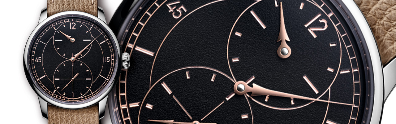 LOUIS ERARD Le Régulateur Gravé Noir腕錶