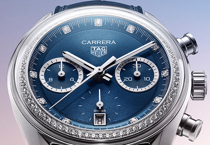 LVMH Watch Week 2025 TAG HEUER泰格豪雅Carrera計時腕錶鑲鑽款