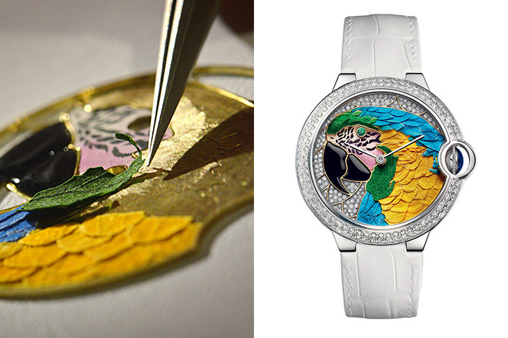 卡地亞六大獨特面盤裝飾工藝