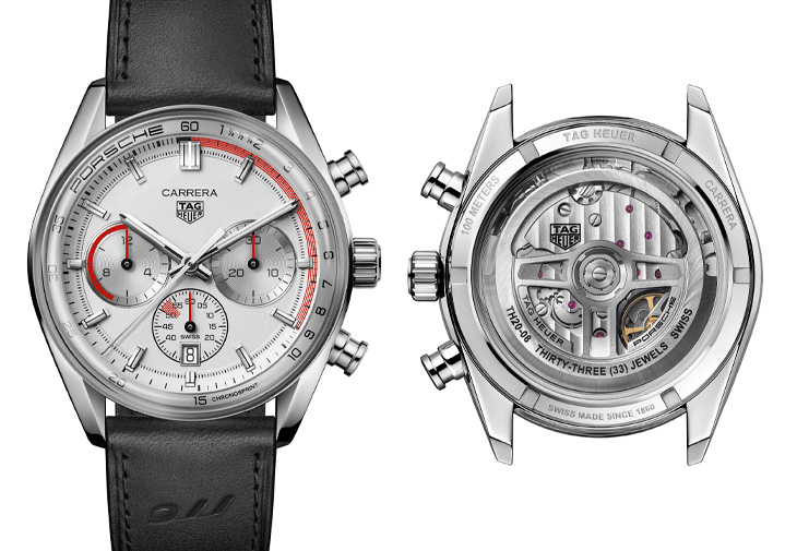 TAG HEUER泰格豪雅Carrera Chronosprint x Porsche計時腕錶