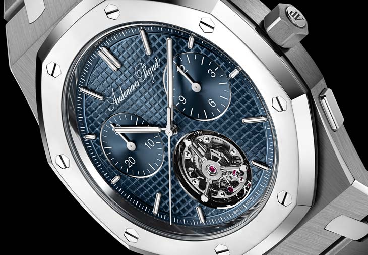 AUDEMARS PIGUET愛彼Royal Oak皇家橡樹系列「JUMBO」超薄自動上鏈飛行陀飛輪計時碼錶RD#5「150週年紀念」款