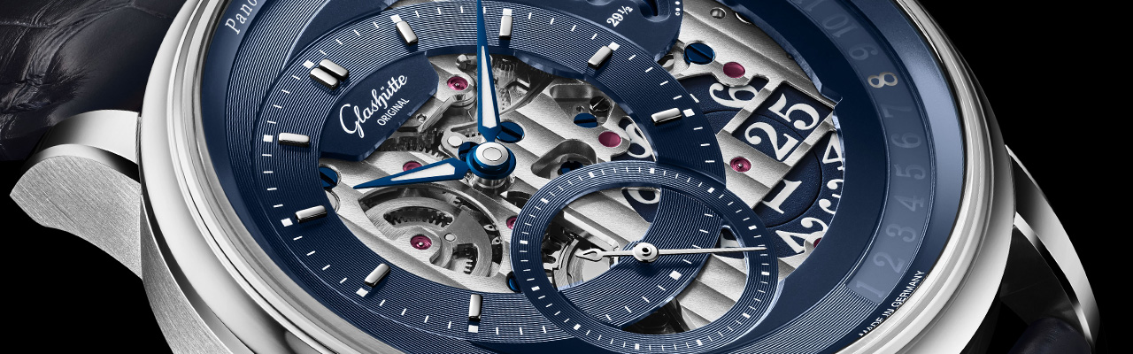 GLASHÜTTE ORIGINAL格拉蘇蒂原創PanoMaticCalendar偏心年曆腕錶鉑金限量版