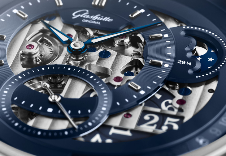 GLASHÜTTE ORIGINAL格拉蘇蒂原創PanoMaticCalendar偏心年曆腕錶鉑金限量版