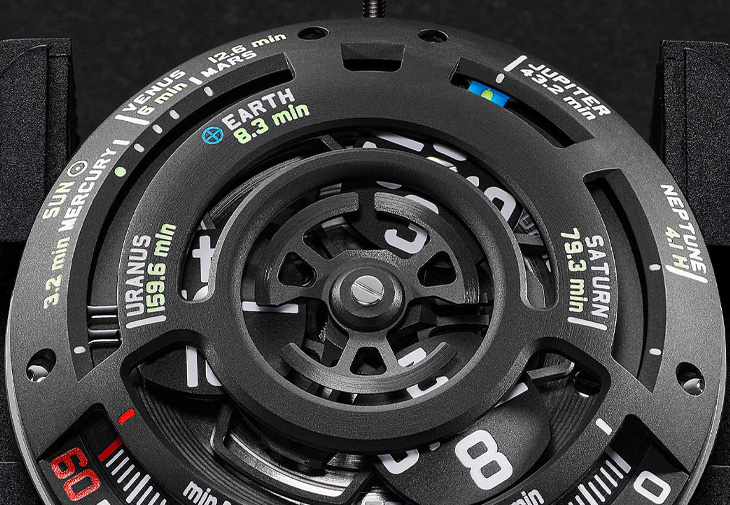 URWERK UR-100V LightSpeed 白陶瓷腕錶