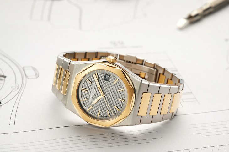 搭載全新矽擒縱GP4800自製機芯！芝柏表Laureato桂冠系列50周年紀念款腕錶